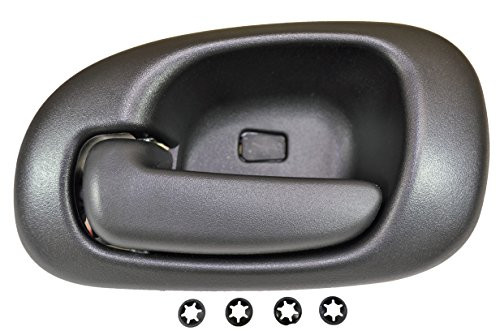 PT Auto Warehouse CH-2333A-RL - Interior Inner Inside Door Handle, Black - Driver Side Rear