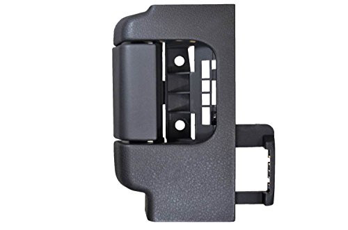 PT Auto Warehouse FO-2507A-RR - Interior Inner Inside Door Handle, Black - for Extended Cabs ONLY, Passenger Side Rear