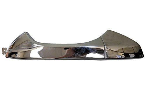 PT Auto Warehouse HO-3305M-RL - Exterior Outer Outside Door Handle, Chrome - Driver Side Rear