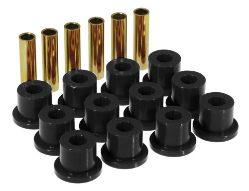 Prothane 7-1001-BL Black Rear Spring Eye and Shackle Bushing Kit