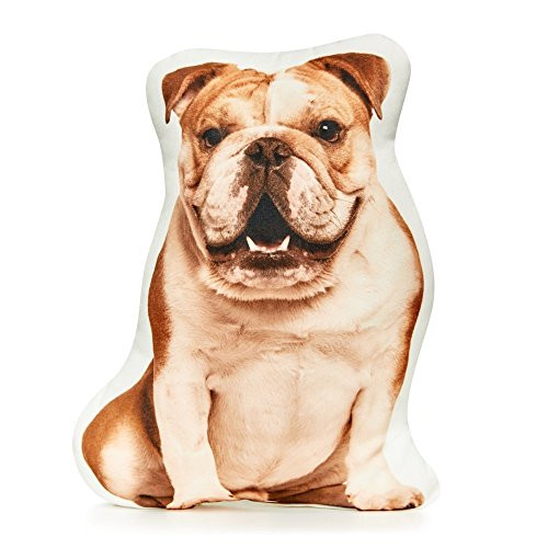 Cushion Co - English Bulldog Shaped Pillow 16" x 12" Cushion Co - English Bulldog Shaped Pillow 16" x 12"