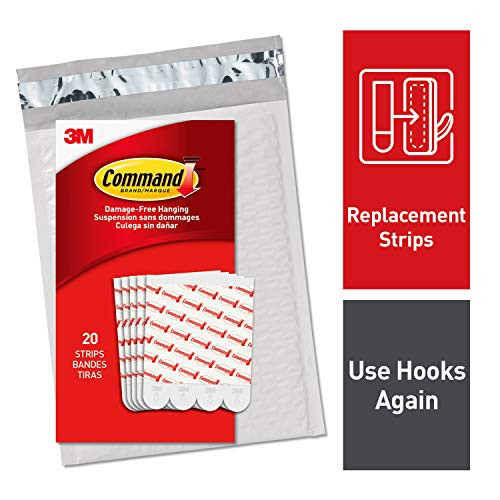 Command Large Replacement Strips, Re-Hang Indoor Hooks (GP023-20NA)