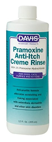Davis Pramoxine Anti Itch Dog and Cat Creme Rinse, 12-Ounce