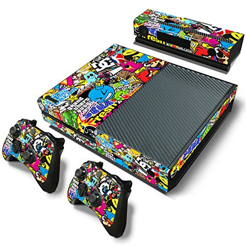 FriendlyTomato Xbox One Console and Wireless Controller Skin Set - Collage Hoonigan Design - XboxOne Vinyl