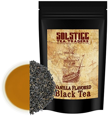 Loose Leaf Vanilla Black Tea (8-Ounce Bulk Bag); Makes 100+ Cups of Tea