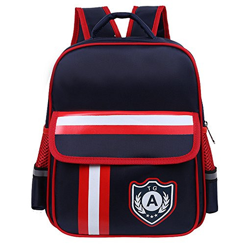 Adanina England Preppy School Backpack Waterproof Elementary Students Book Bag Preschool School Bag for Toddlers