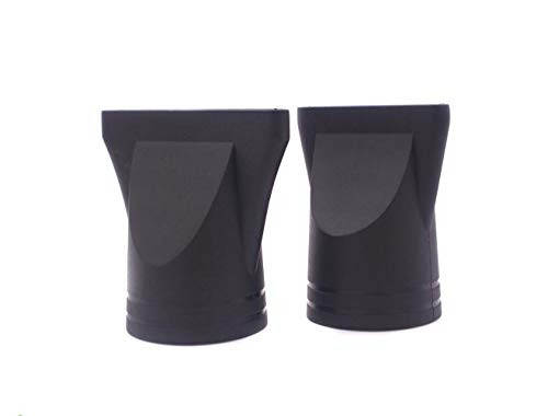 Ericotry 2PCS Professional Salon Hairdressing Tool Hair Dryer Nozzle Wide Design Plastic Hair Dryer Nozzle Replacement Blow Flat Hairdressing Salon Styling Tool