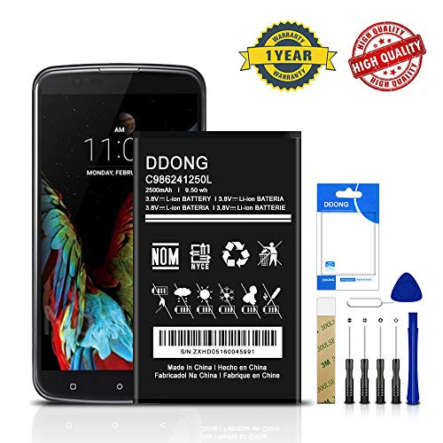 for BLU Advance A6 A190P Replacement Battery C986241250L Free Adhesive Tool