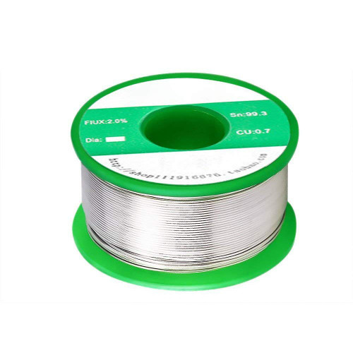 Yakamoz Lead Free Solder Wire Sn99.3 Cu0.7 with 2% Flux Rosin Core for Electrical Soldering 90g/ 0.2lb (0.3mm) Yakamoz Lead Free Solder Wire Sn99.3 Cu0.7 with 2% Flux Rosin Core for Electrical Soldering 90g/ 0.2lb (0.3mm)