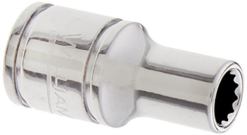 Williams 30605 1/4-Inch Drive Shallow 12-Point Socket, 5mm