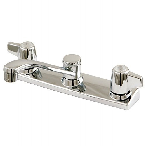 Kingston Brass GKB120 Americana Twin Canopy Handle 8-Inch Kitchen Faucet, Chrome Kingston Brass GKB120 Americana Twin Canopy Handle 8-Inch Kitchen Faucet, Chrome