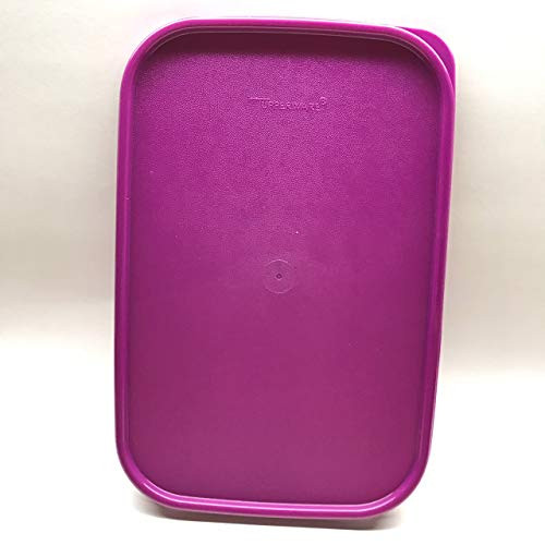 Tupperware Modular Mates Rectangular Replacement Seal Lid 1610 Purple 10.75" X 7"