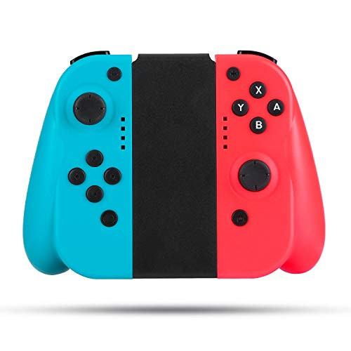 TGJOR Left and Right Wireless Controller Compatible with Nintendo Switch Gyro Axis Gaming Gamepad as a Joy Con Controller Replacement - Red/Blue