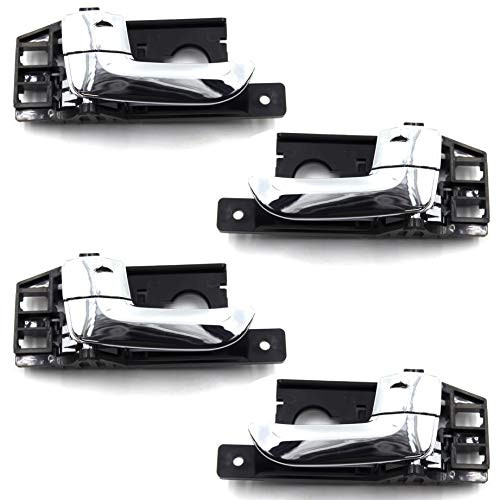 4Pcs 1Set Interior Chrome Door Handle 826101F010 826201F010 for Kia Sportage 2005 2010