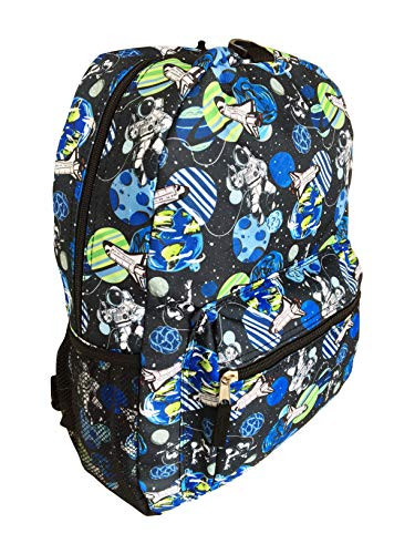 FAB Starpoint Boys Galaxy Backpack with Headphones School Bag