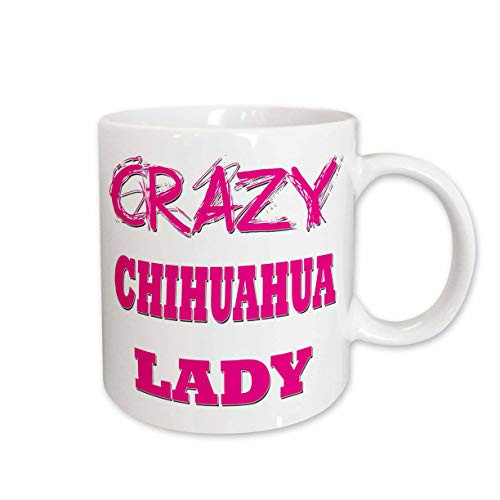 3dRose mug_174981_2 Crazy Chihuahua Lady Ceramic Mug, 15-Ounce 3dRose mug_174981_2 Crazy Chihuahua Lady Ceramic Mug, 15-Ounce