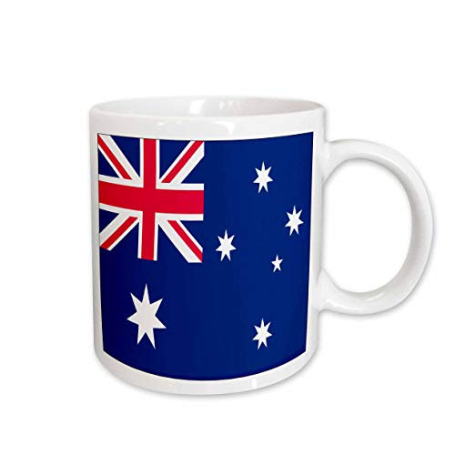 3dRose Australian Flag Ceramic Mug, 15-Ounce