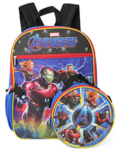 Marvel Avengers Backpack with Insulated Lunchbox - red/multi, one size
