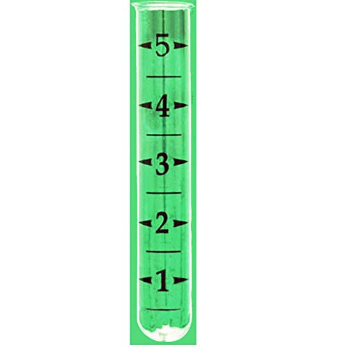 Rain Gauges Replacement 1" Glass Tube 1-1/8" with Lip On Top