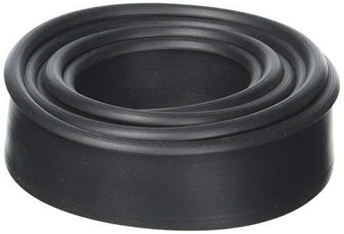 CRL Black Half-Round"T" Type Shower Door Bottom Seal and Sweep - 36 in long