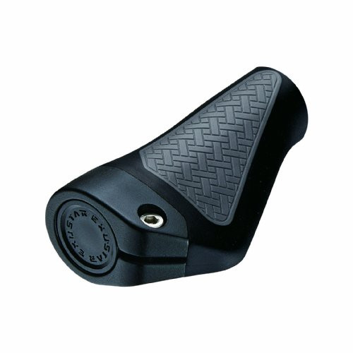 Exustar E-GP08BK-BK Ergo Grip for Twist Shifters, Black, 105x60mm