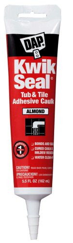 Dap 18013 Kwik-Seal All-Purpose Caulk, 5.5-Ounce, Almond