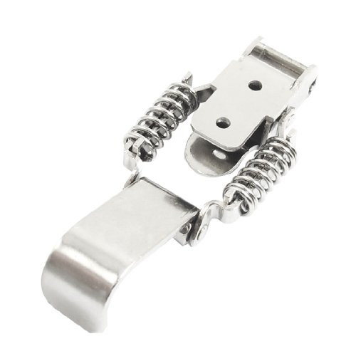 Uxcell 3.5-Inch Compression Spring Loaded Silver Tone Toggle Latch Catches