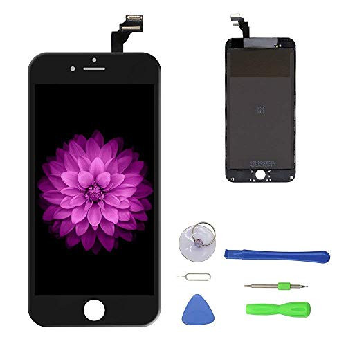 FFtopu Compatible with iPhone 6 Plus Screen Replacement Black, LCD Display & Touch Screen Digitizer Frame Assembly Set with Free Repair Tools and Professional Replacement Manual Includ?5.5" ?