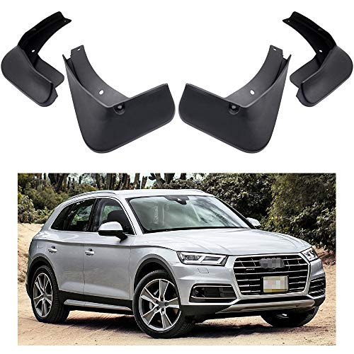 MOERTIFEI 4Pcs Car Mudguard Fender Mud Flaps Splash Guards fit for Audi Q5 2018 2019 2020