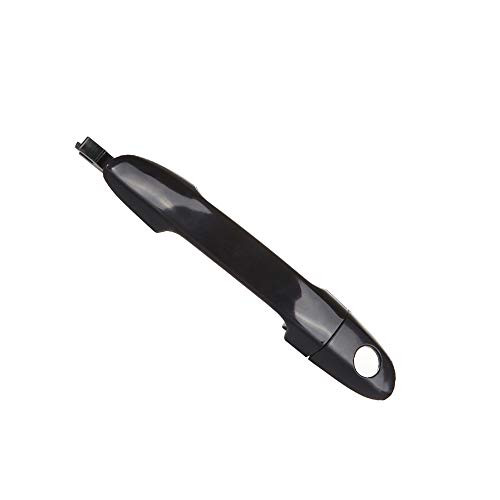 LUJUNTEC Exterior Door Handle Front Driver Side Replacement for 2005-2009 Kia Spectra Black