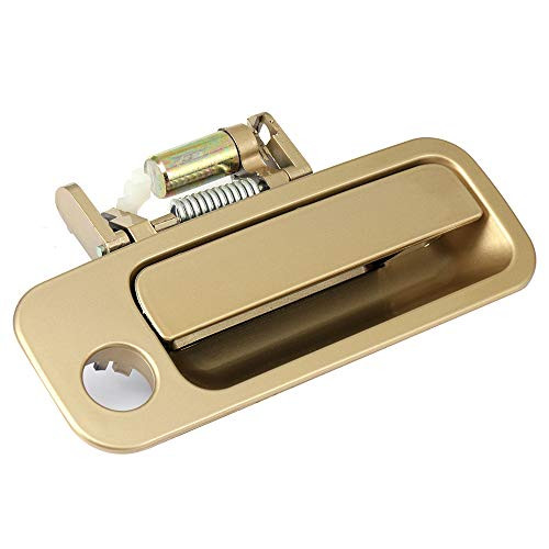 LUJUNTEC Exterior Door Handle Front Passenger Side Replacement for 1997-2001 Toyota Camry Golden