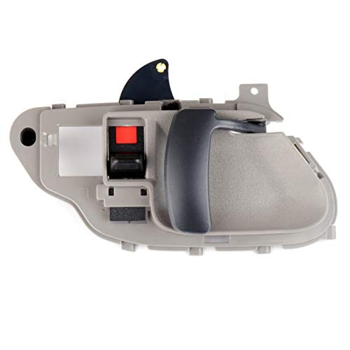LUJUNTEC Interior Door Handle Driver Side Replacement for 1995-2002 Chevy GMC Gray