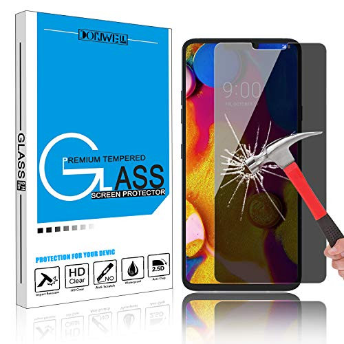 DONWELL LG V40 / LG V40 ThinQ Privacy Screen Protector Tempered Glass Anti Spy 9H Hardness Screen Protector for LG V40 2018 (1 Pack) DONWELL LG V40 / LG V40 ThinQ Privacy Screen Protector Tempered Glass Anti Spy 9H Hardness Screen Protector for LG V40 2018 (1 Pack)