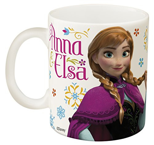 Zak Designs FZNI-1590-B Disney Frozen Coffee Mugs, 11.5 oz, Elsa & Olaf