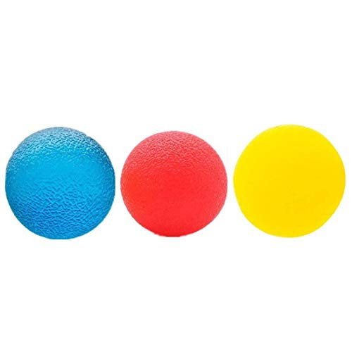 3-Pack Stress Relief Balls,Hand Therapy Balls,Hand Grip Balls Hand Squeeze Balls Kits for Physical Rehabilitation & Grip Strengthene, Relief Toys Perfect for Kids and Adults