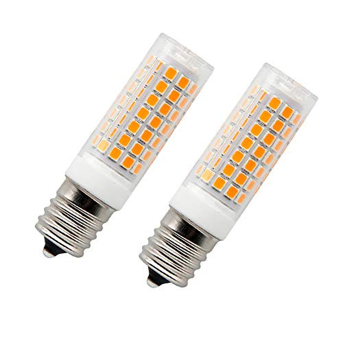 New e17 LED Bulb, Dimmable (88SMD) 6W 120v 60W Equivalent, Microwave Appliance Compatible Bulb,AC 110V 120V 130V,with Incandescent Base,Energy-Saving Bulb (Warm White 3000k) Pack of 2 New e17 LED Bulb, Dimmable (88SMD) 6W 120v 60W Equivalent, Microwave Appliance Compatible Bulb,AC 110V 120V 130V,with Incandescent Base,Energy-Saving Bulb (Warm White 3000k) Pack of 2
