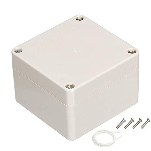 YXQ 83x81x56mm Junction Box Project Case IP65 Waterproof ABS DIY Power Electrical Outdoor Enclosure(3.27x3.19x2.2 inches)