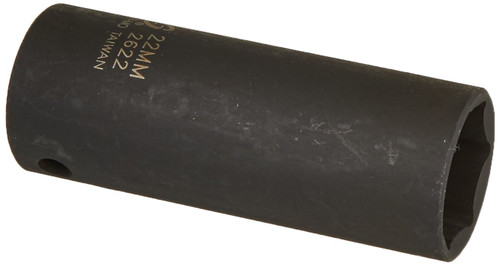 Sunex 2622 1/2-Inch Drive 22-Mm Extra Thin Wall Deep Impact Socket