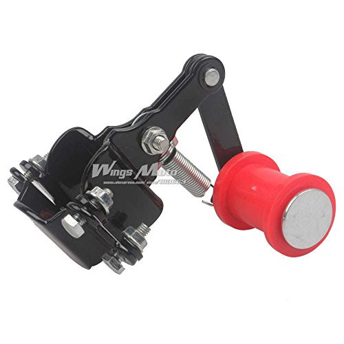 Wingsmoto Motorcycle Universal Chain Tensioner Guide Dirt Pit Bike with Backup Long Bolts