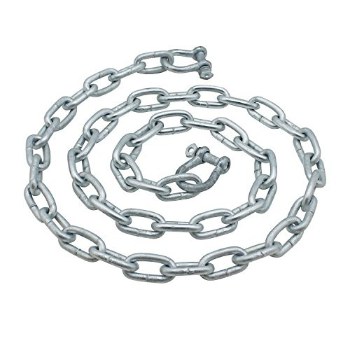 Extreme Max 3006.6569 BoatTector Anchor Chain - 1/4" x 4' Galvanized Steel with 5/16" Shackles