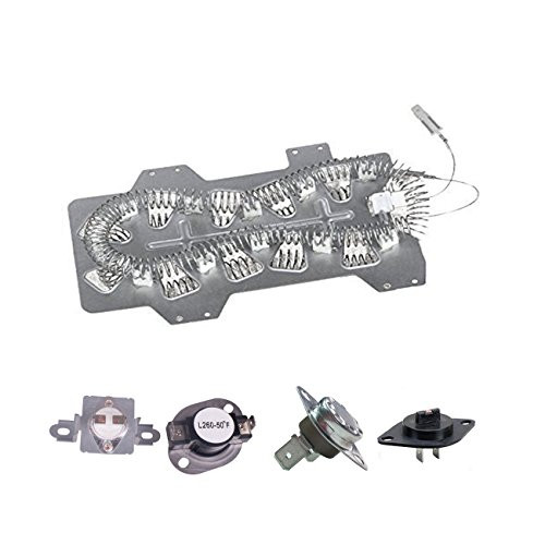 Siwdoy DC47-00019A & DC47-00018A & DC96-00887A & DC47-00016A & DC32-00007A Compatible with SAMSUNG Dryer Heater