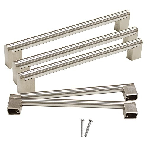 20 Pack Probrico 7-1/2inch (192mm) Hole Centers Diameter 14mm Stainless Steel Boss Bar Kitchen Cabinet Door Handles Drawer Pulls Cabinet Knobs Brushed Nickel