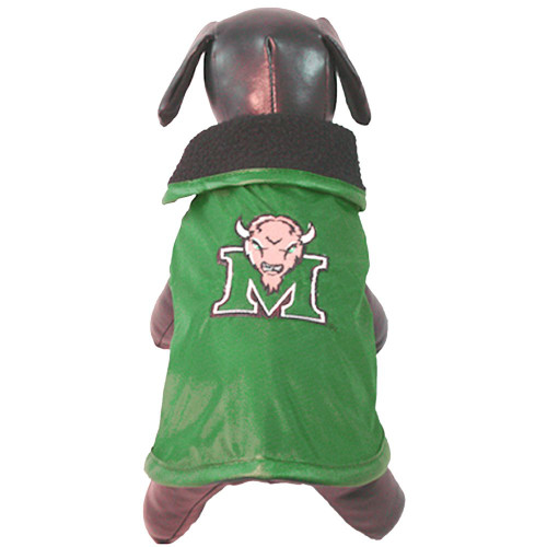 NCAA Marshall Thundering Herd All Weather Resistant Protective Dog Outerwear, X-Small