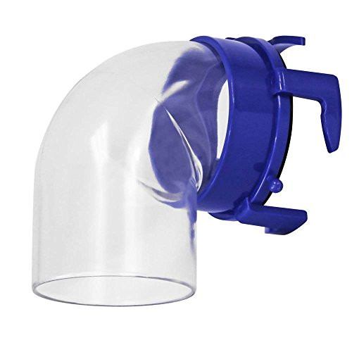 Prest-O-Fit 1-0021 Blueline 90° Clear Hose Adapter