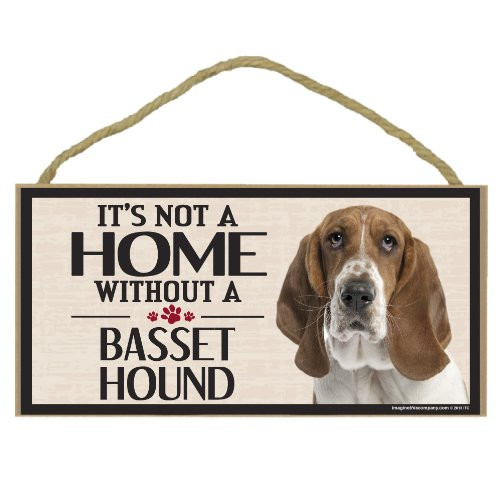 Imagine This Wood Sign for Bassett Hound Dog Breeds