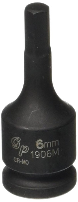 Grey Pneumatic (1906M) 3/8' Drive x 6mm Hex Driver Socket