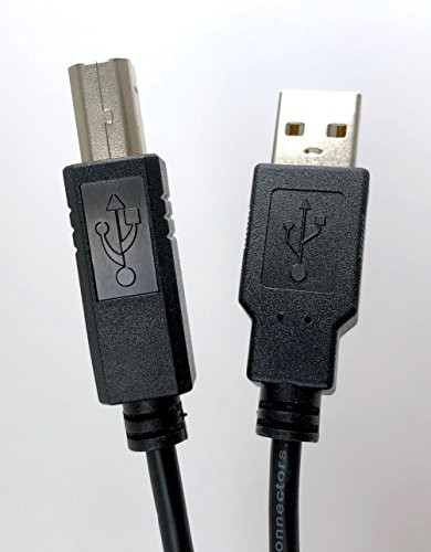 Micro Connectors, Inc. 10 feet USB 2.0 Type A to B Cable - Black (E07-122BLK)