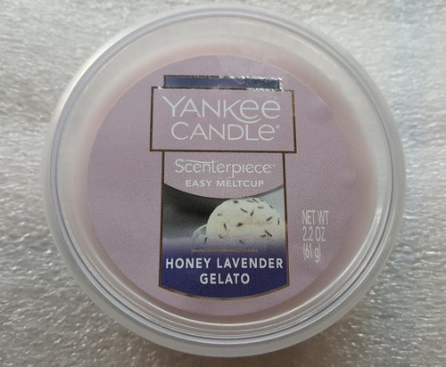 Yankee Candle Honey Lavender Gelato Scenterpiece Easy MeltCup 2.2oz melt cup