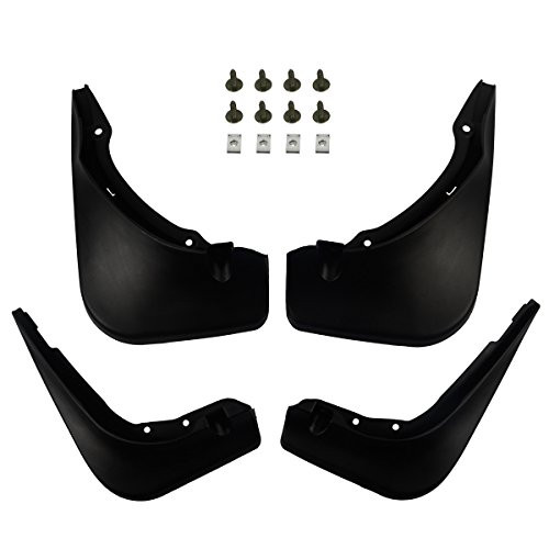 A-Premium Splash Guards Mud Flaps Mudflaps for Mercedes-Benz C180 C200 C300 2015-2016 Front and Rear 4-PC Set