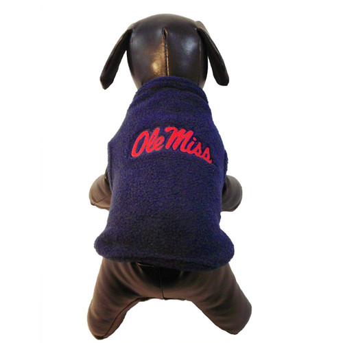 NCAA Mississippi Ole Miss Rebels Polar Fleece Dog Sweatshirt